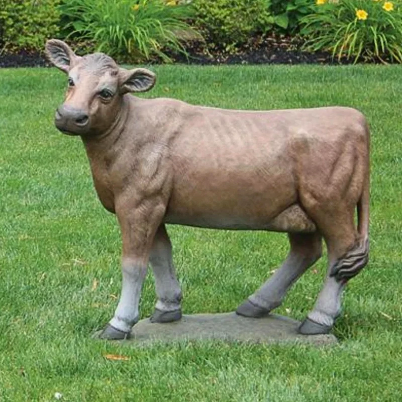 Cow Concrete Garden Statue - Massarellis #2080