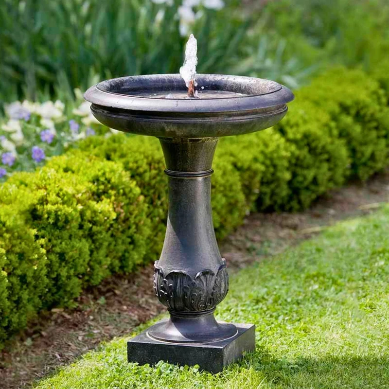 Chatsworth Concrete Pedestal Fountain - Campania #FT141