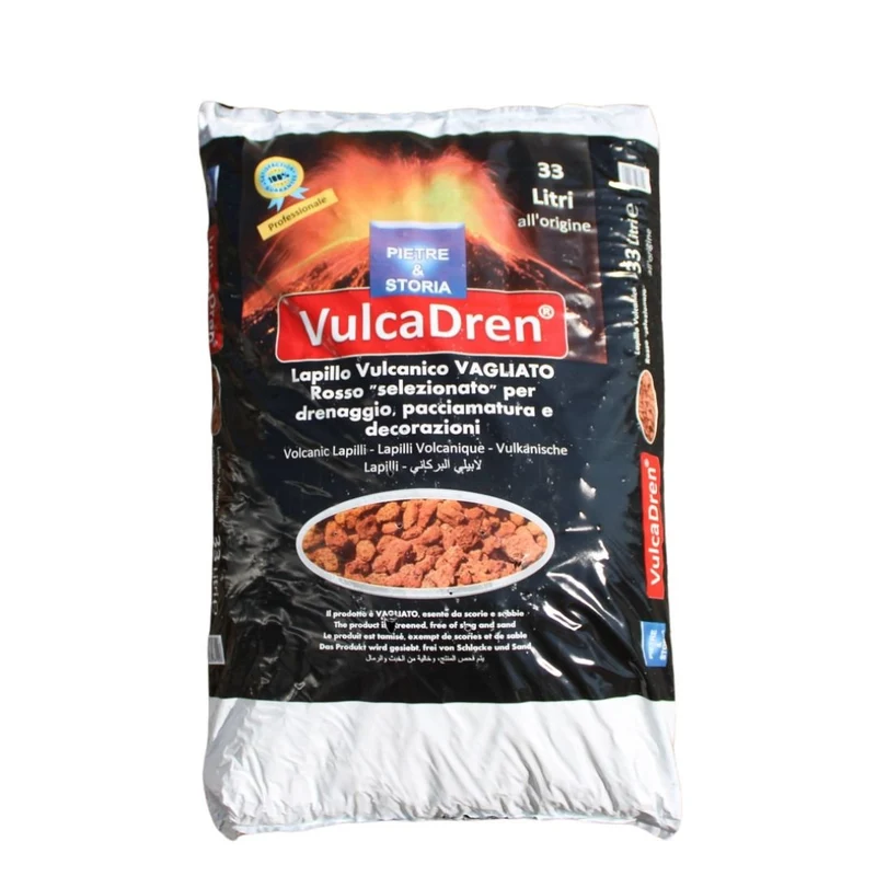 Lapillo Vulcanico Rosso - 33 LT.