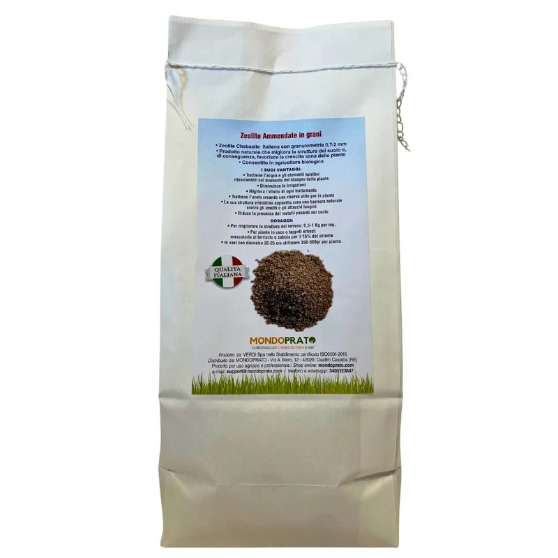 Zeolite ammendante in grani per suolo e piante - 2 Kg