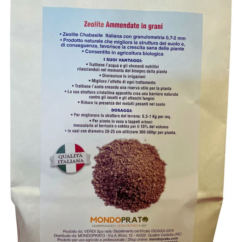 Zeolite ammendante in grani per suolo e piante - 2 Kg