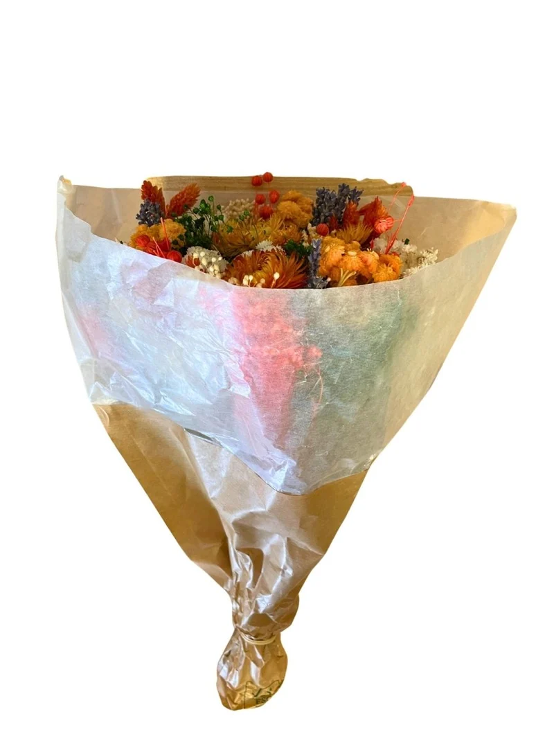Bouquet fiori secchi - Arancione