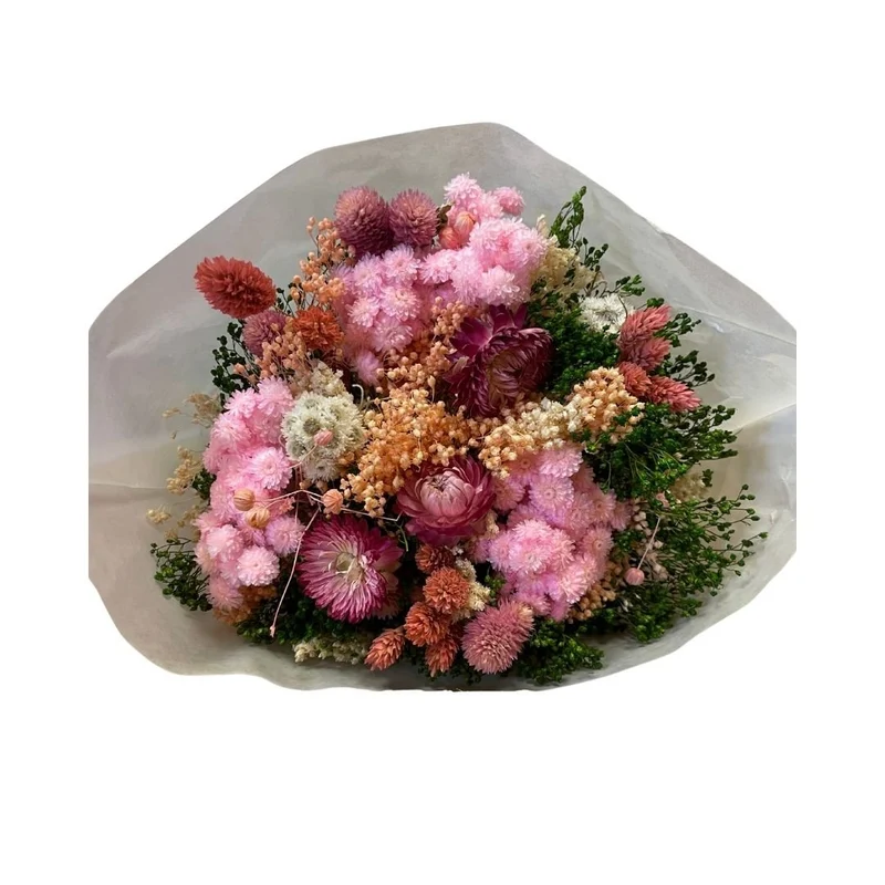 Bouquet fiori secchi - Rosa