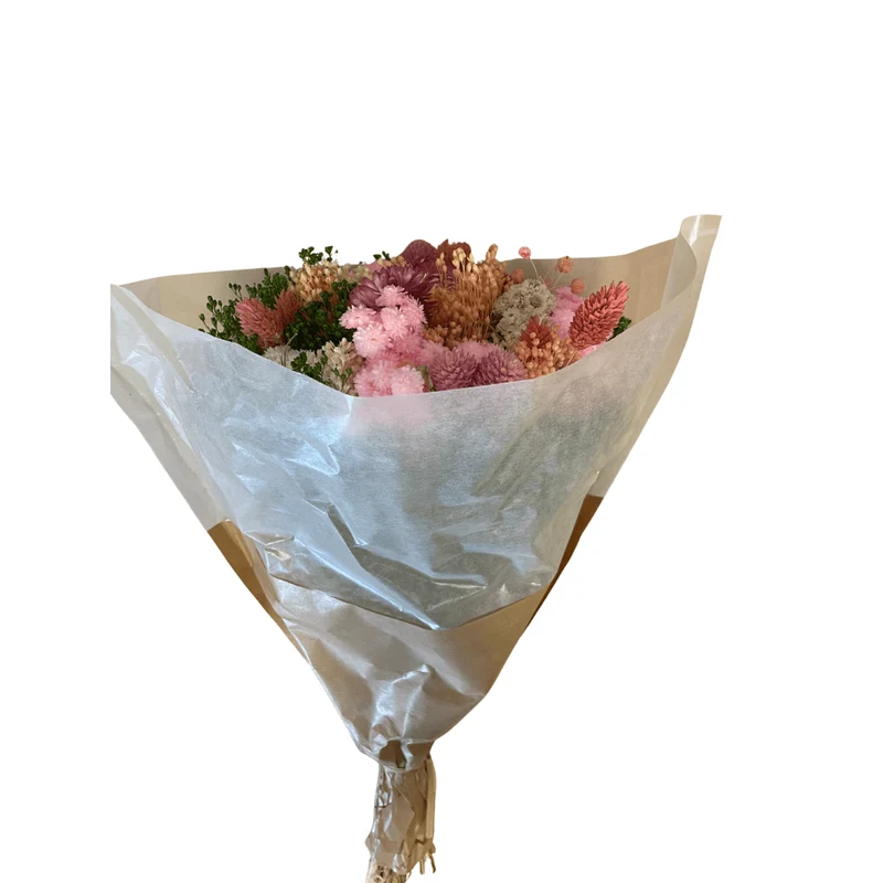 Bouquet fiori secchi - Rosa