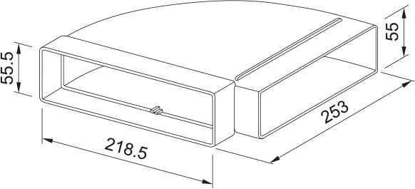 KIT CURVA 90° T-RBH 1 125 NBR