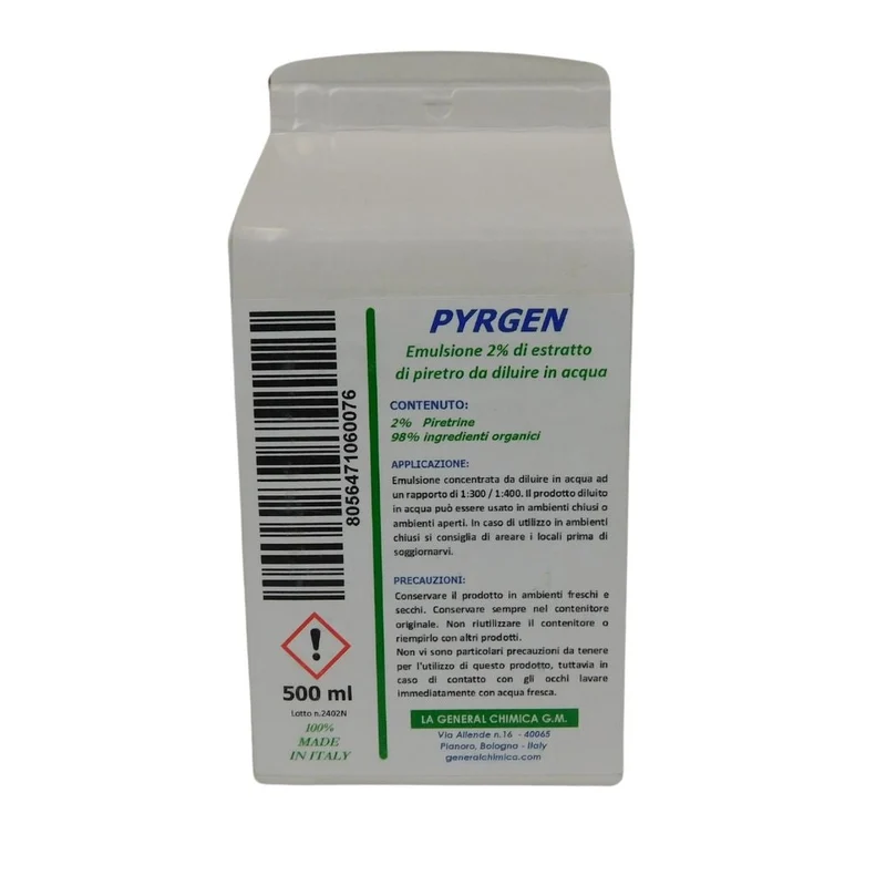 Piretro liquido per piante e giardini - 500ml