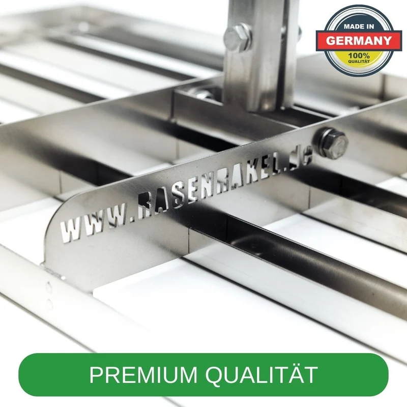 Rasenrakel B-Ware RISISANI Premium L-80 in acciaio inox