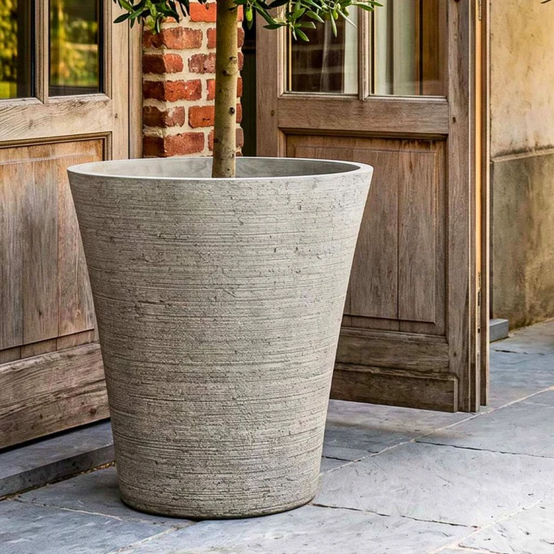 Verve Modern Concrete Planters - Campania