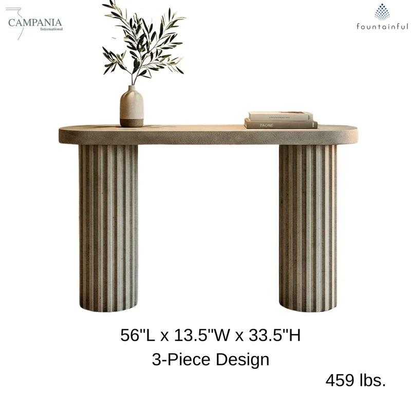 Palis Concrete Garden Table - Campania T115