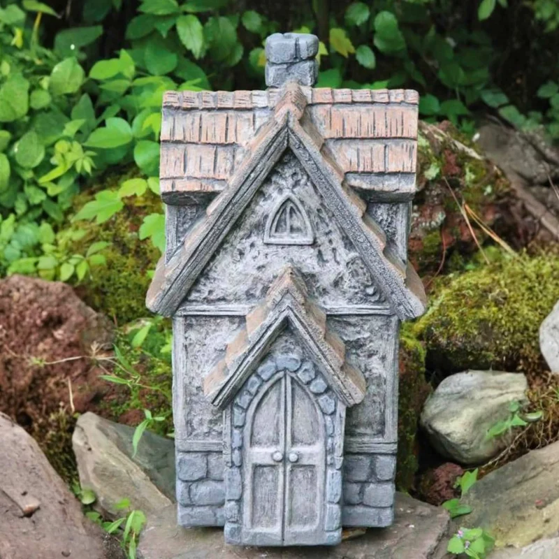 Stone Cottage Whispering Woods Concrete Statue - Massarellis #2400