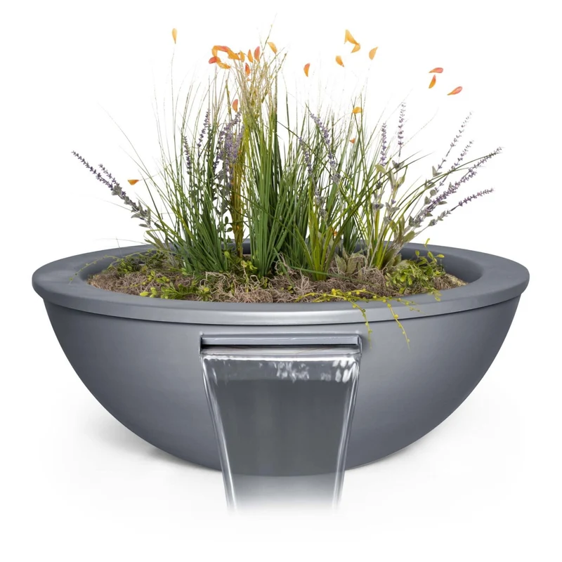 Sedona Steel Planter & Water Bowl - The Outdoor Plus