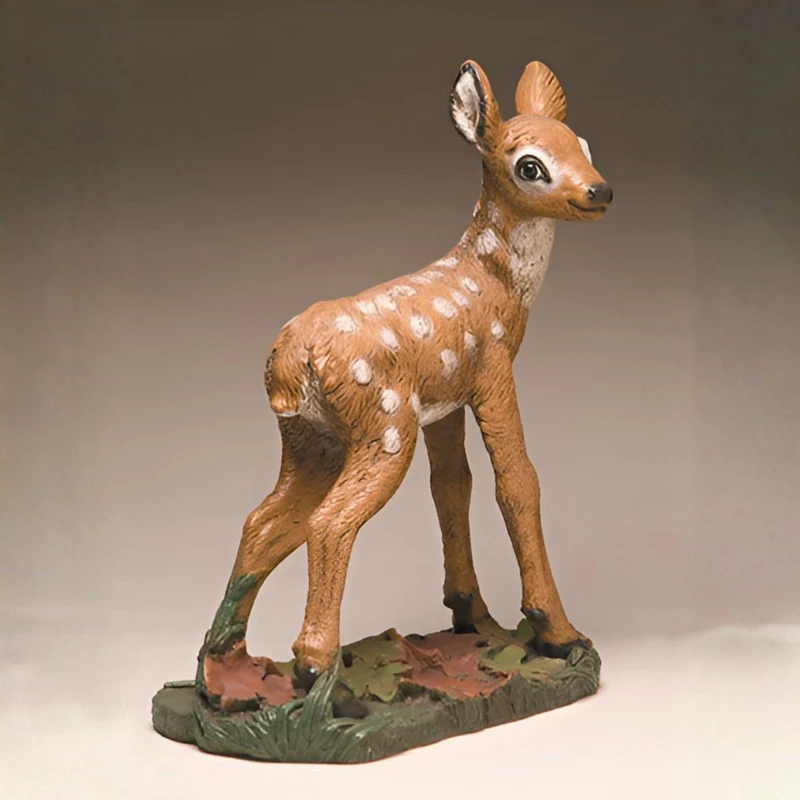 Standing Fawn Concrete Garden Statue - Fiore #579