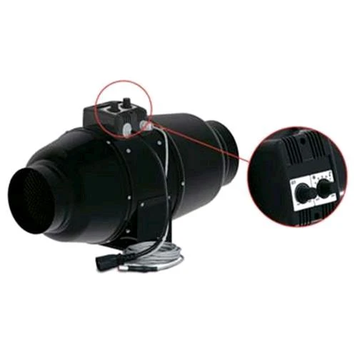 VENTS - TTM150UN �150 - 405-555MC/H - VENTILATORE ACUSTICO MIXFLOW+REGOLATORE DI VELOCITÀ+SENSORE DI TEMPERATURA