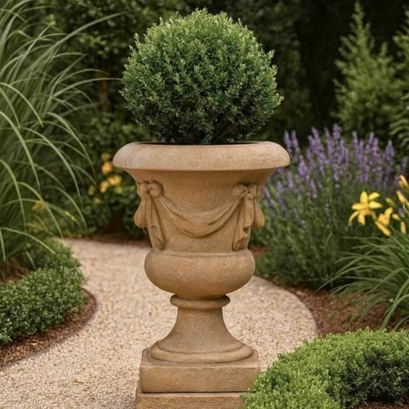 Venetian Urn XL Concrete Planter - Fiore #6018XL