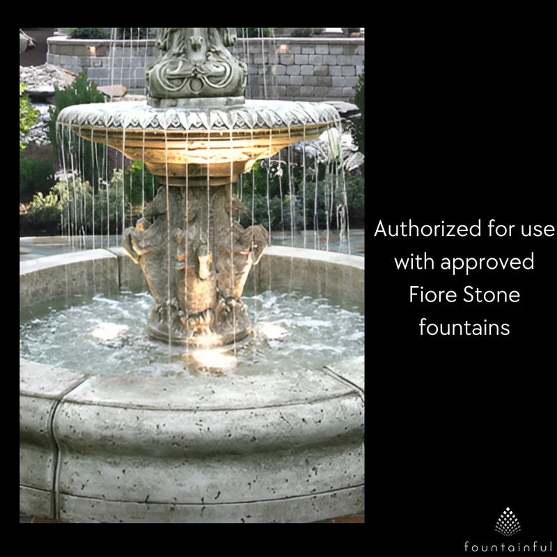 4-Bulb Fountain Lighting - Fiore Stone