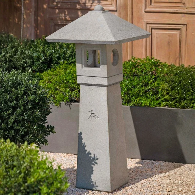 Peace Lantern Concrete Garden Statue - Campania #OR188