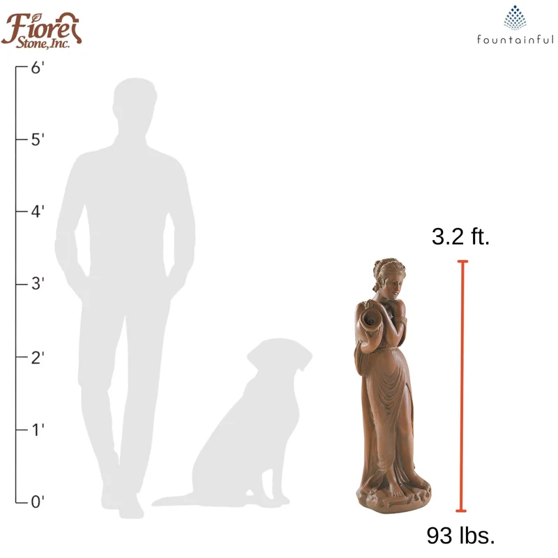 Sophia Concrete Garden Statue - Fiore #204