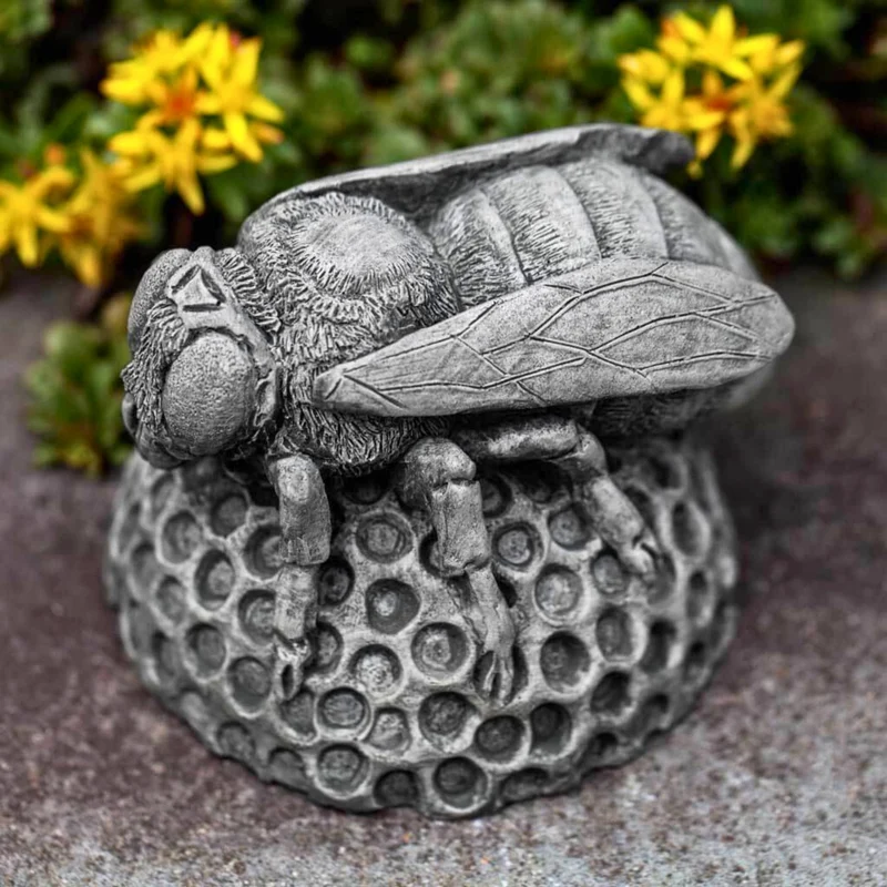 Honey Bee Concrete Garden Statue - Campania #A582