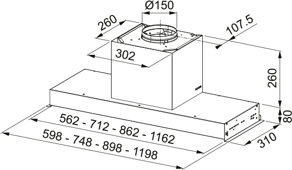 HOOD IN-NOVA ZERO DRIP A120 P31/2