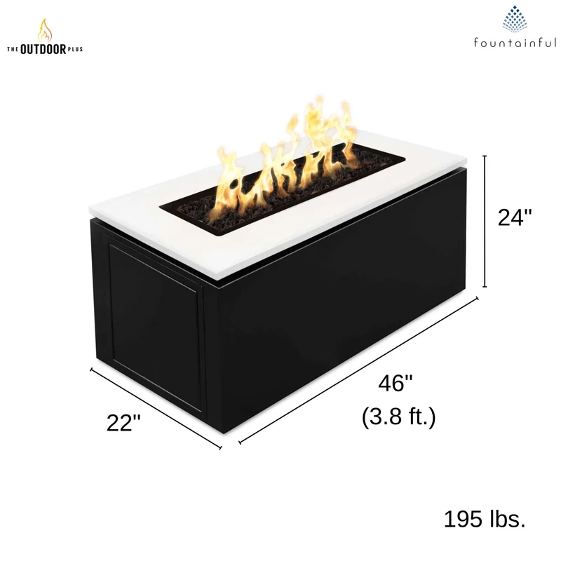 Merona Steel Gas Fire Pit - Outdoor Plus