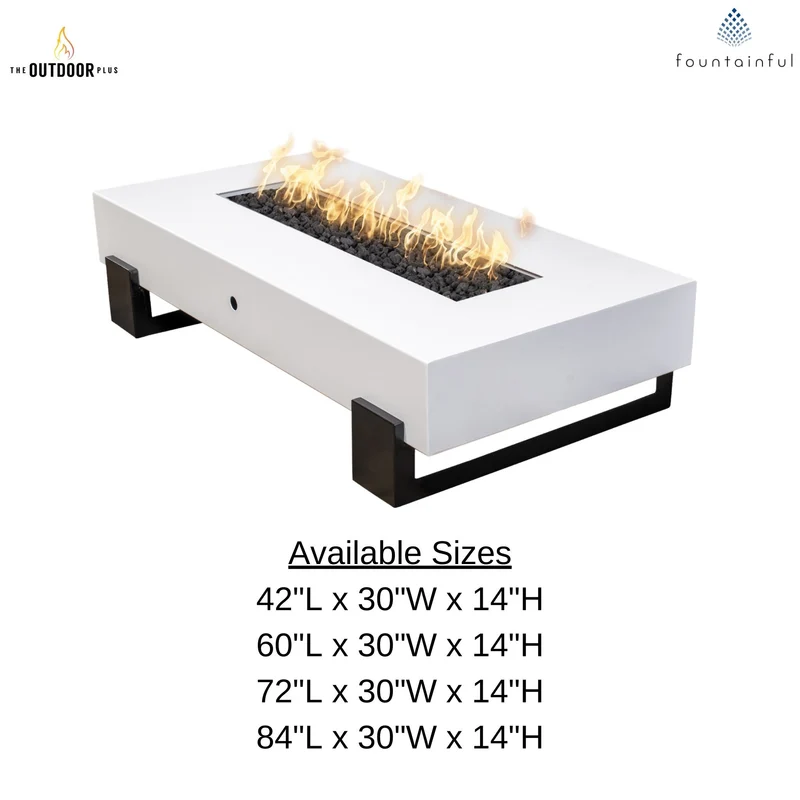 Baja Steel Gas Fire Pit - Outdoor Plus
