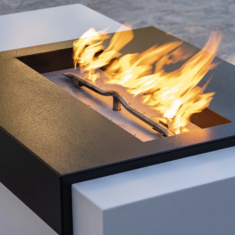 Moonstone Steel Gas Fire Pit - Outdoor Plus