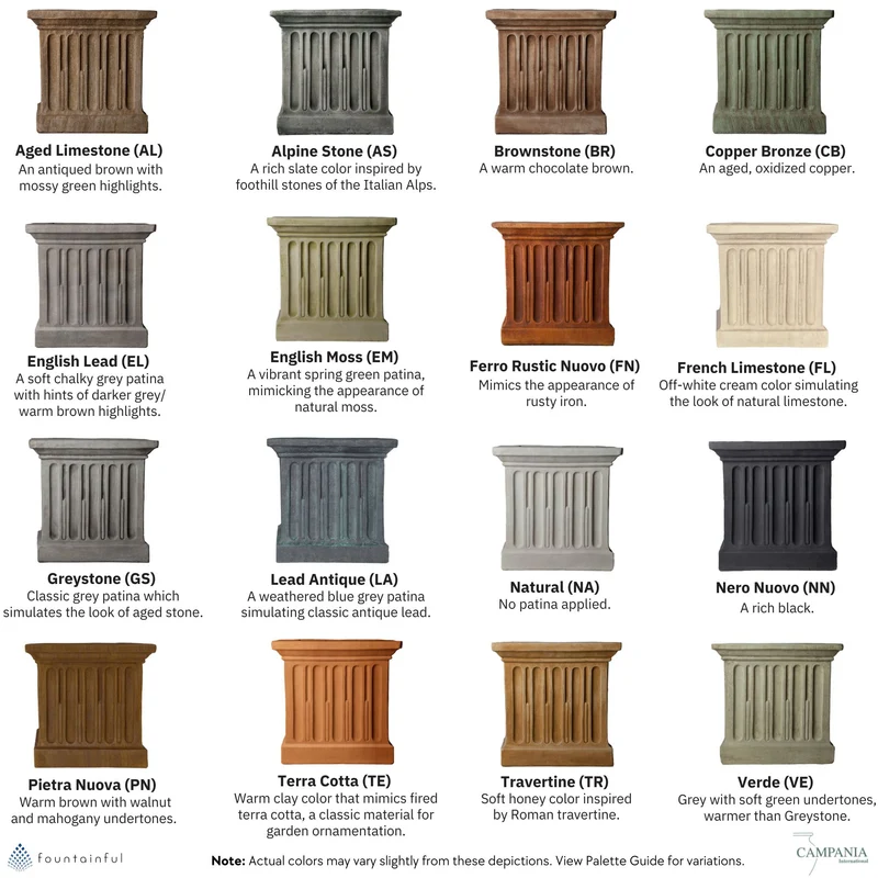 Paros Concrete Fountain - Campania #FT435