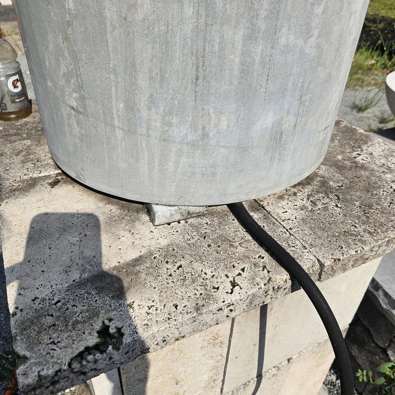 Concrete Column Gas Fire Pit - Complete Kit