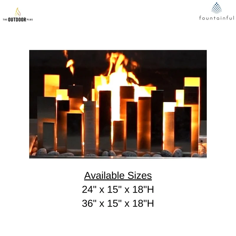 Steel "Genesis" Fire Ornament - Outdoor Plus