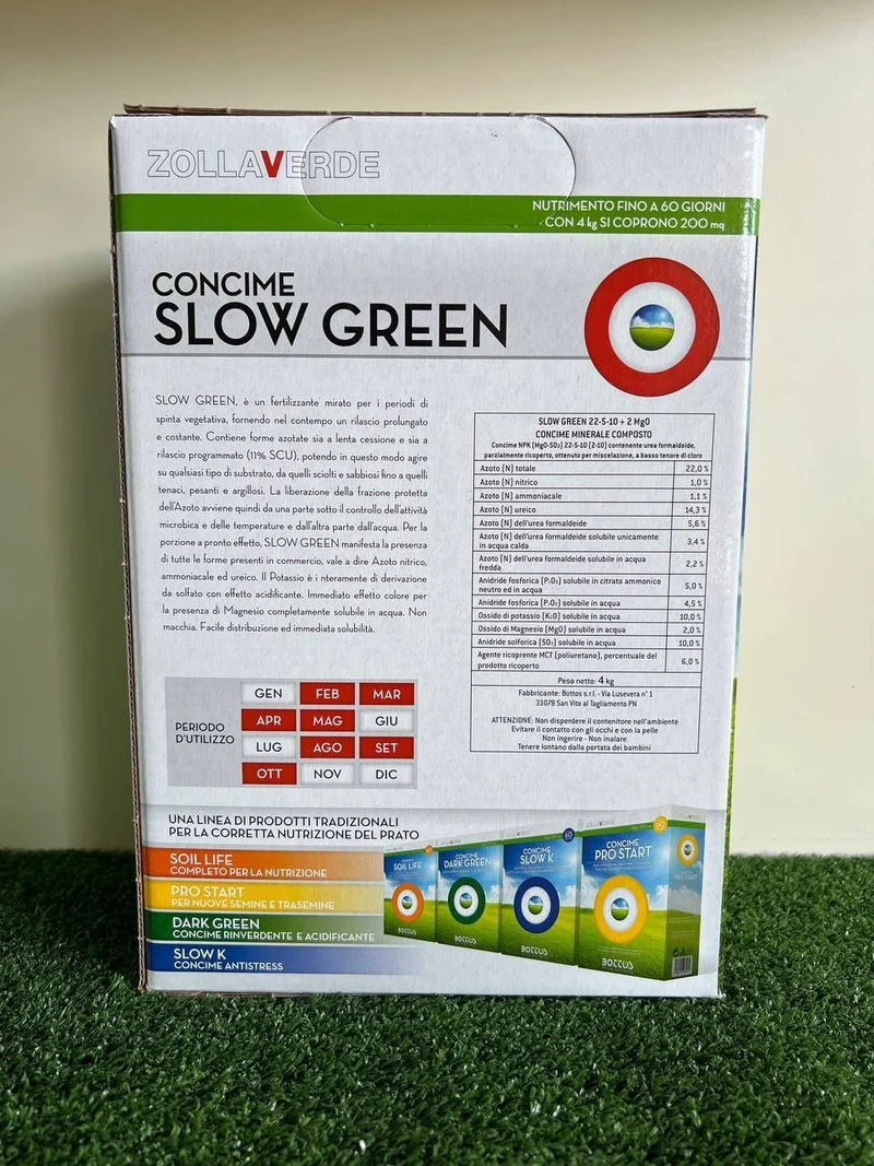 Concime per Prato Bottos Slow Green