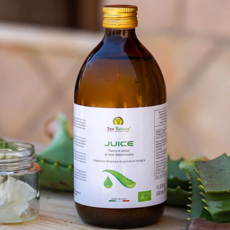Succo Aloe Arborescens Biologica Siciliana 500ml "JUICE"