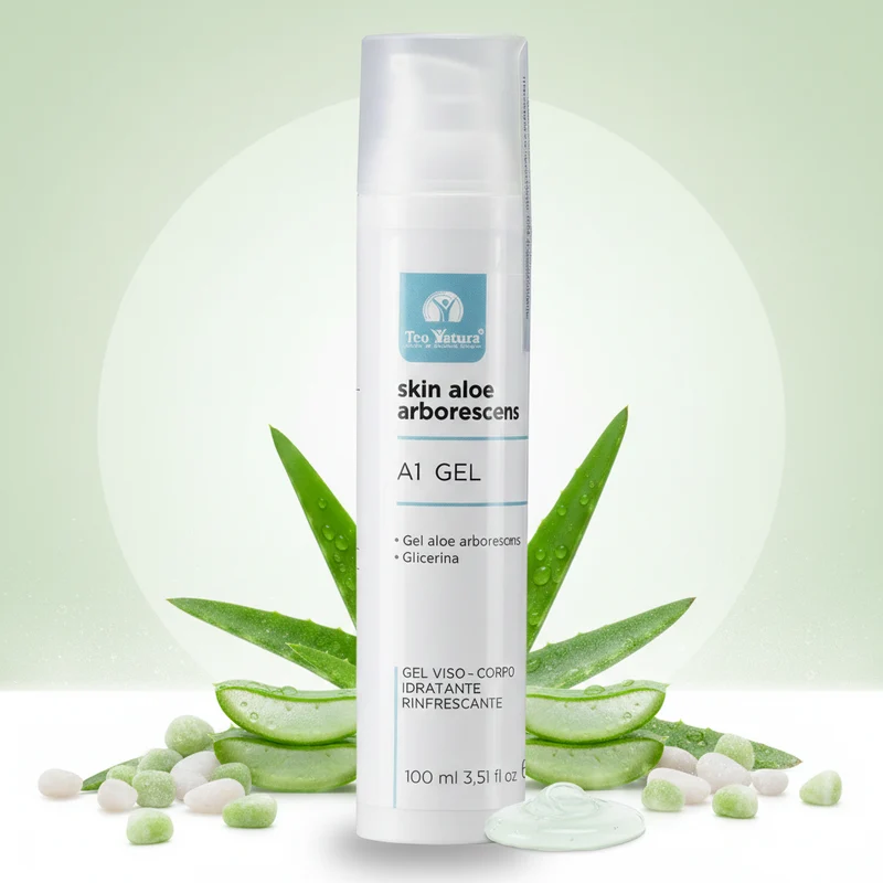 Gel Viso e Corpo Bio Aloe Arborescens 100ml | A1 Gel