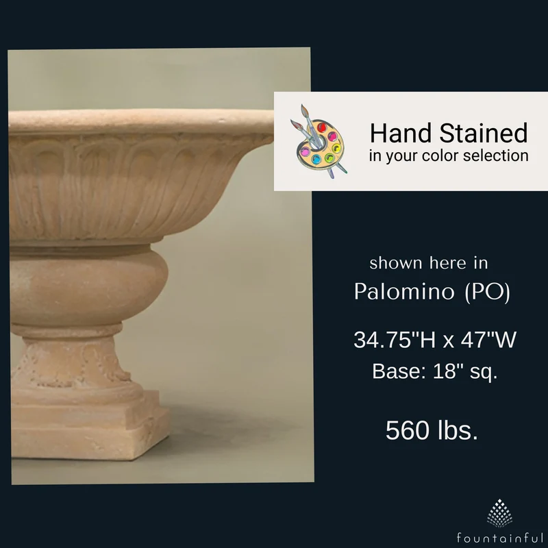 Formal Garden XL Concrete Planter - Fiore #309