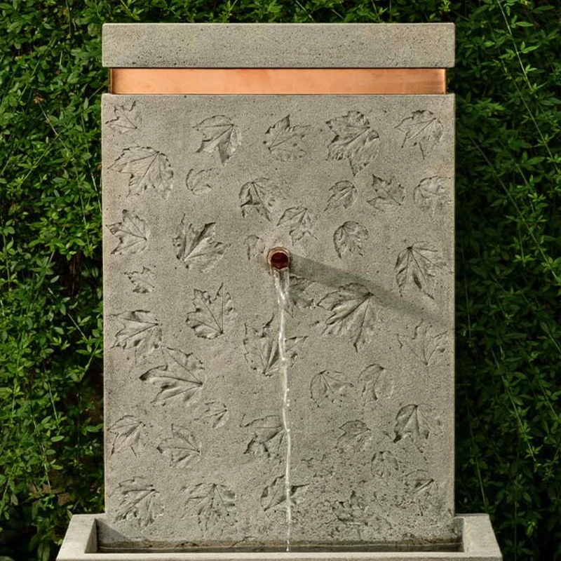 Autumn Sonata Concrete Wall Fountain - Campania #FT457