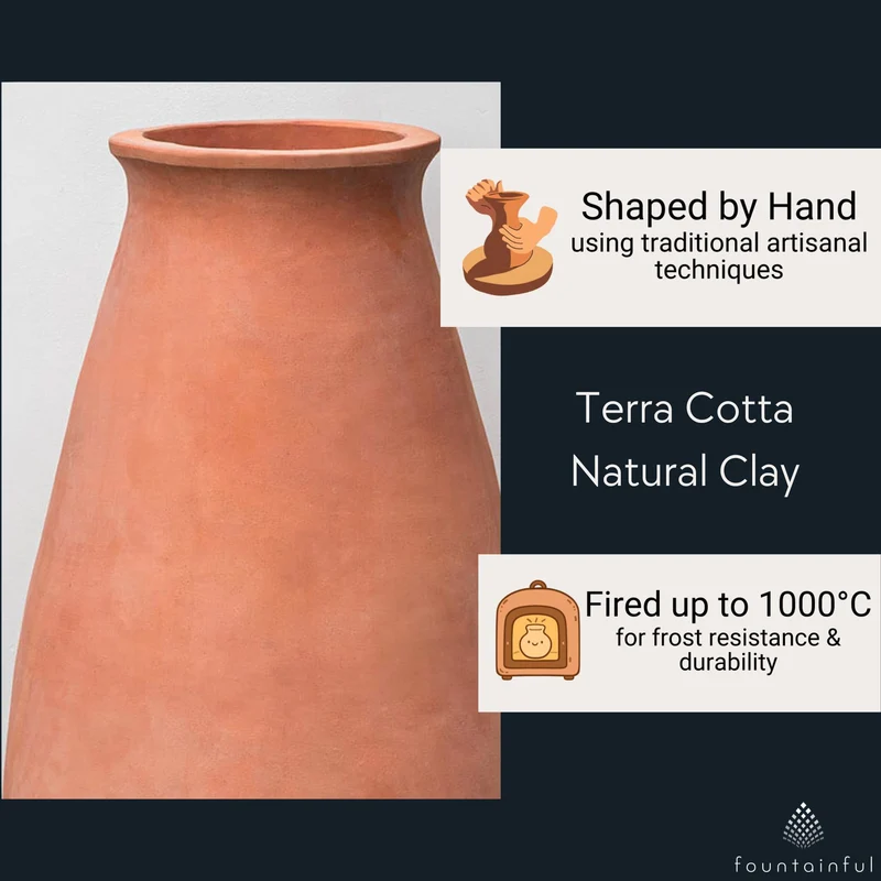Oliviere Jar Terra Cotta Planter - Campania #6484