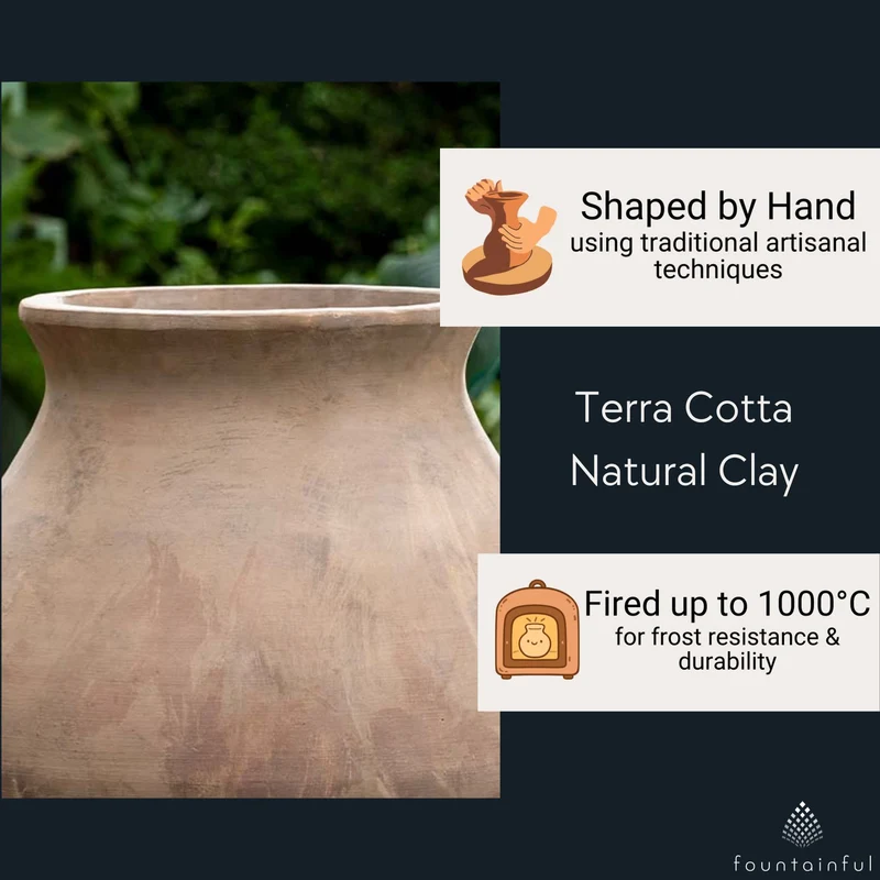 Venasque Jar Antico Terra Cotta Planter - Campania #6483
