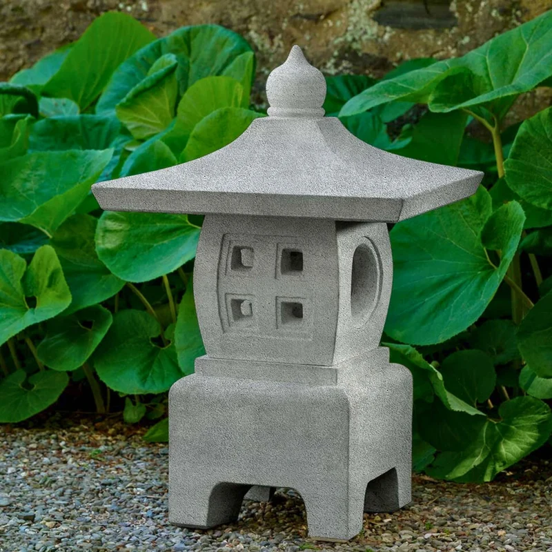 Hokkaido Lantern Concrete Garden Statue - Campania #OR194