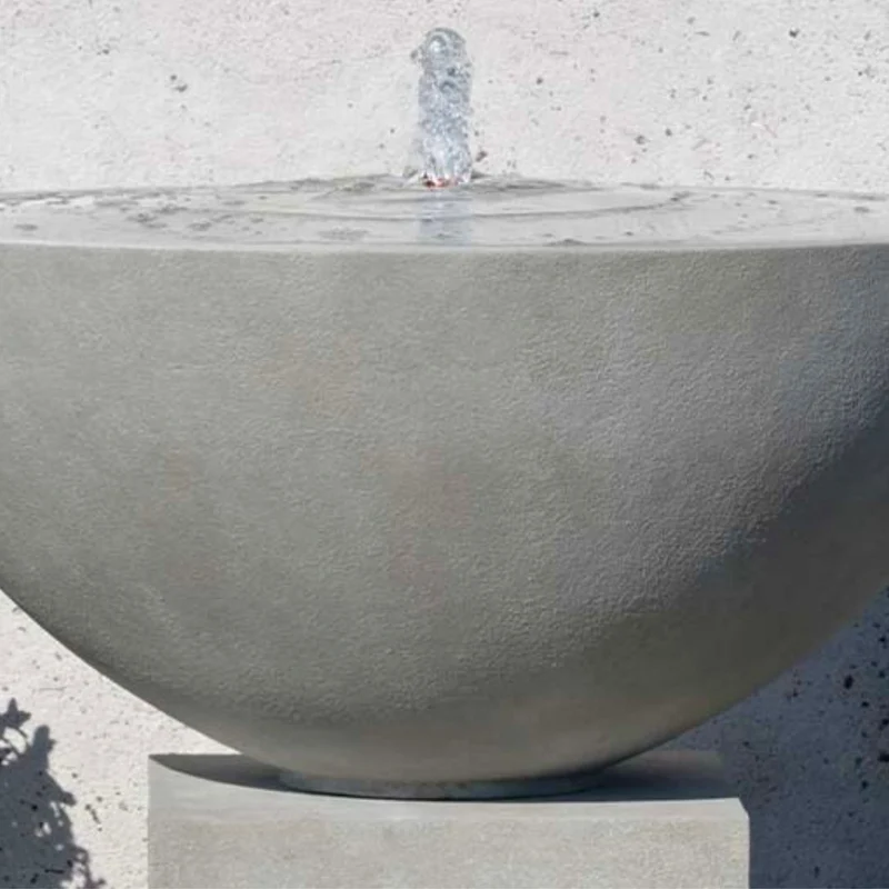 Darien Plinth GFRC Garden Fountain - Campania #1113