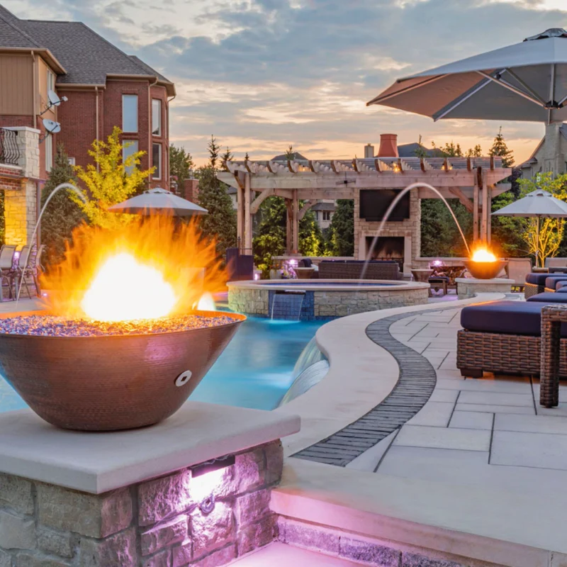 Remi Copper Fire Bowl - The Outdoor Plus