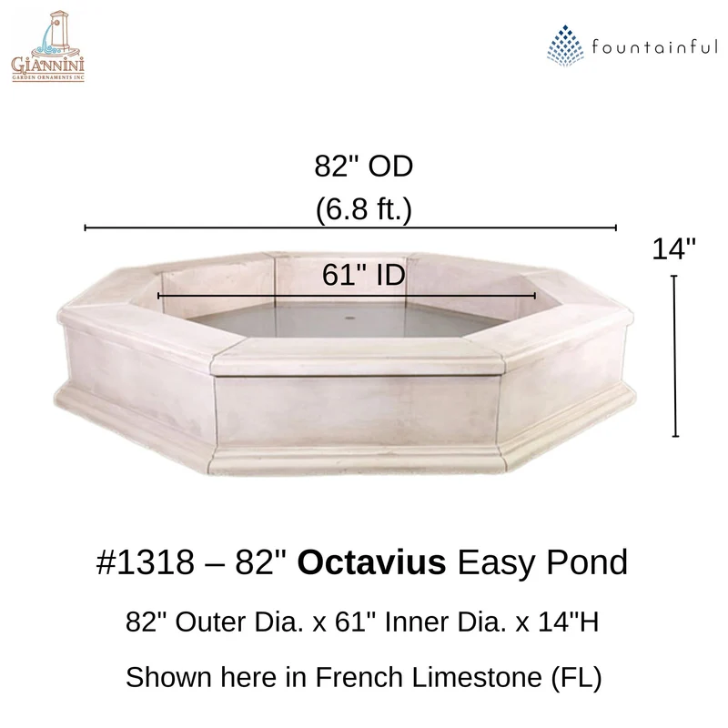 Giannini Octavius Easy Pond® Fountain Basin