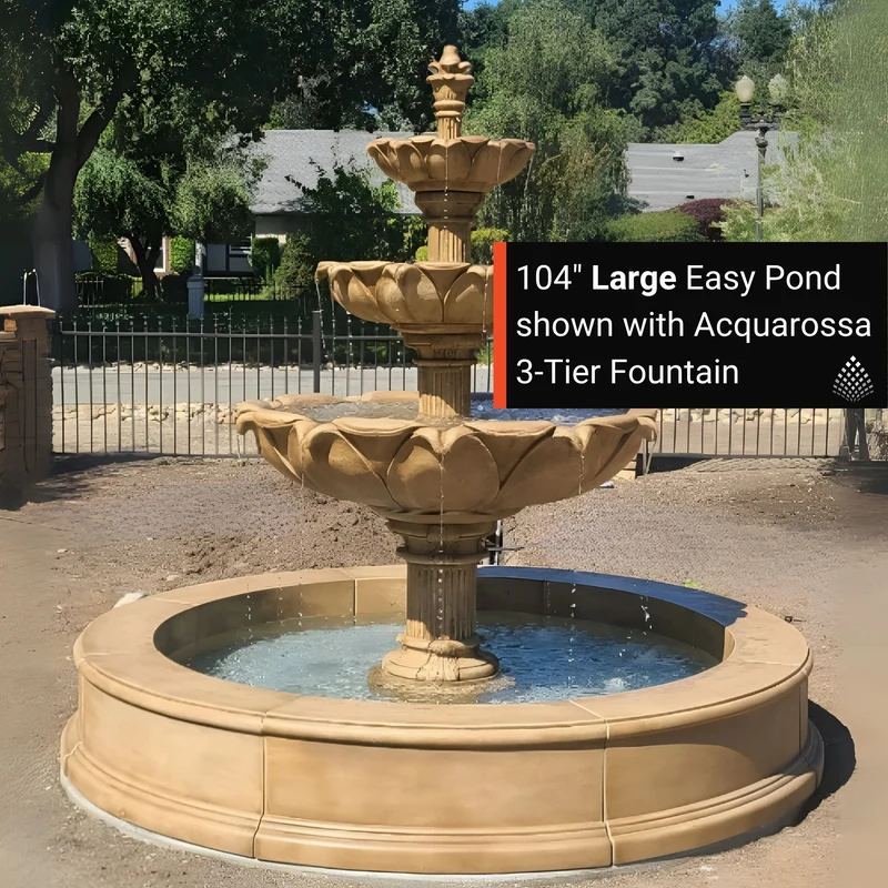 Giannini Round Easy Pond® Fountain Basins