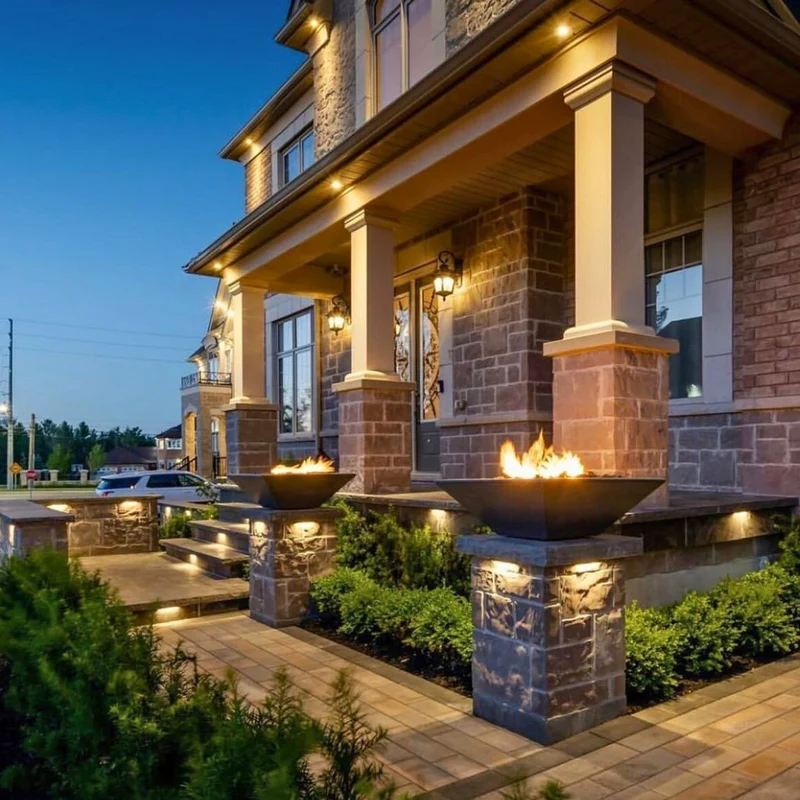 Maya Concrete Fire Bowl - The Outdoor Plus