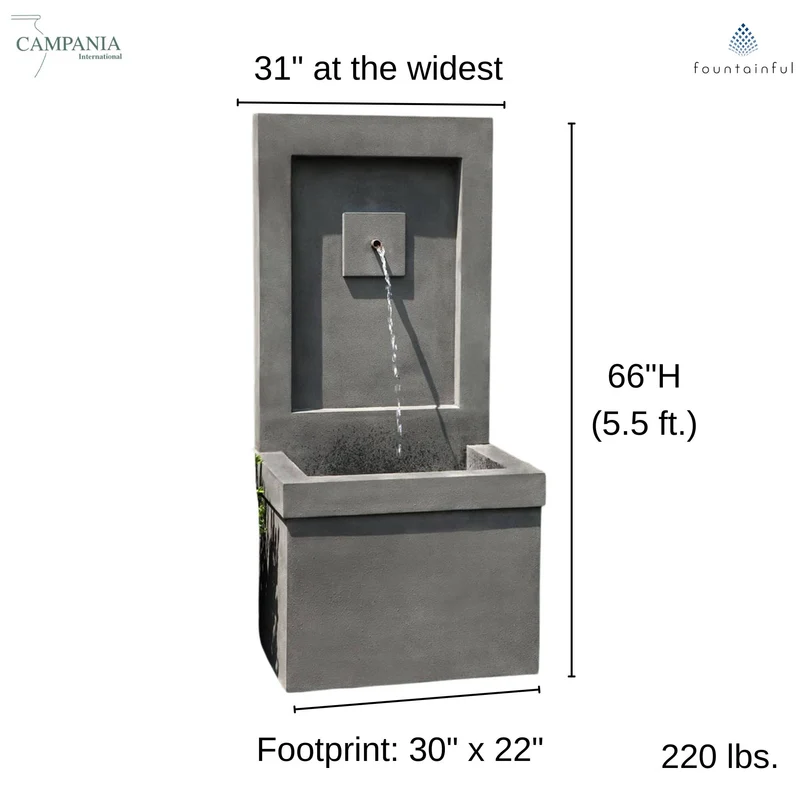 Brentwood GFRC Wall Fountain - Campania #1101