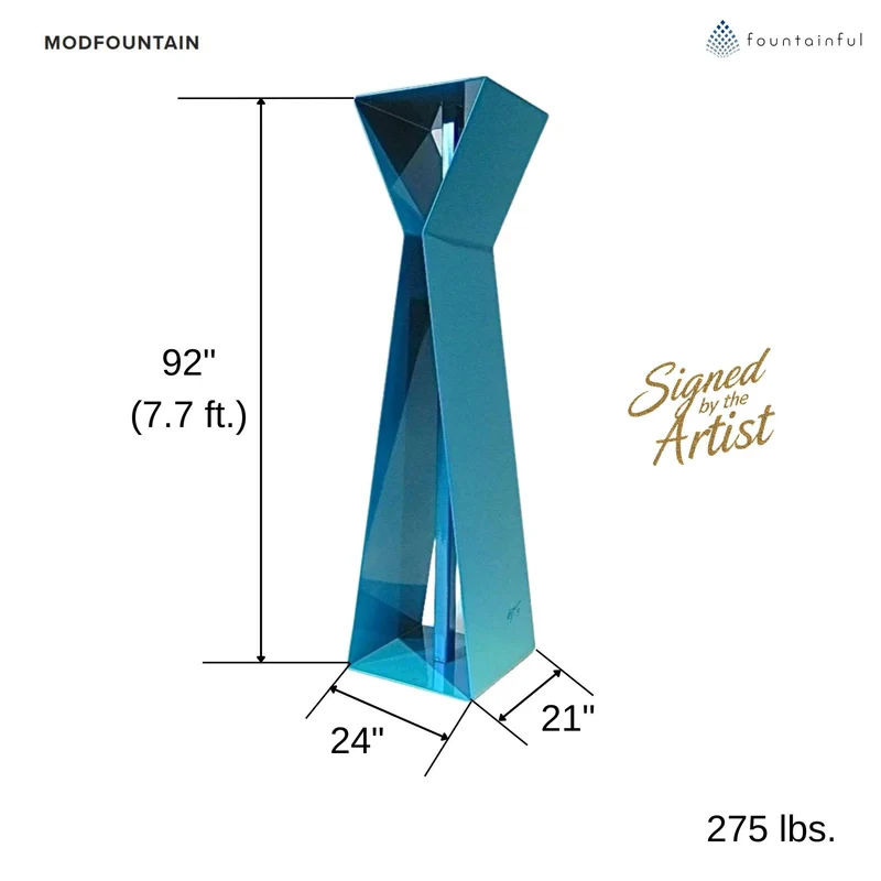 X4 Modern Fountain in Steel