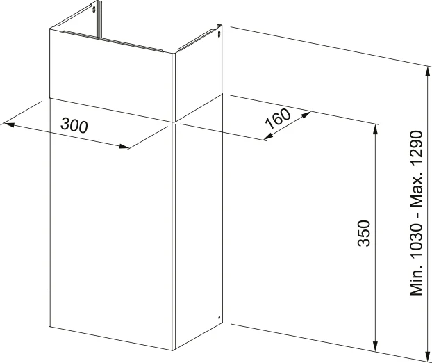 KIT CAMINO 300X160 H990 BK