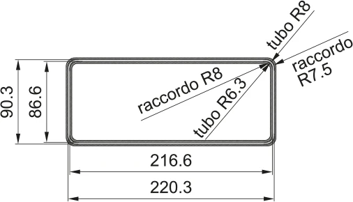 RACCORDO RCR 220X90