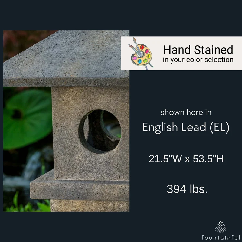 Aizu Lantern Concrete Garden Statue - Campania #OR190