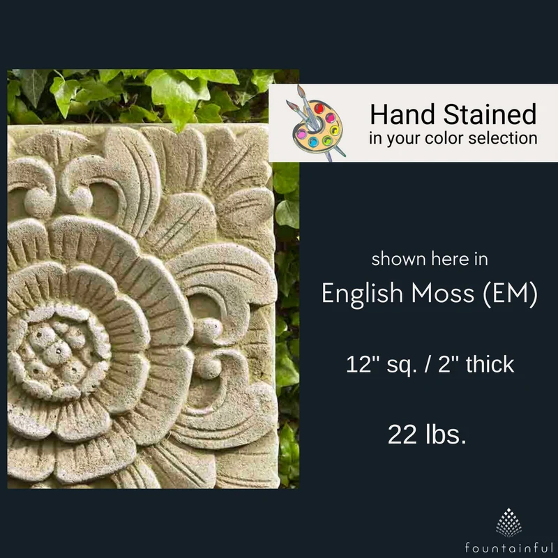 Eden Square Concrete Plaque - Campania #F254