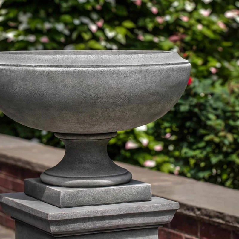 Jensen Small Concrete Urn Planter - Campania #P703