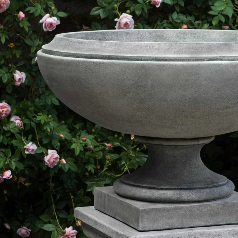 Jensen Large Concrete Urn Planter - Campania #P702